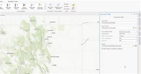 ArcGIS Geocoding Example 的图像结果