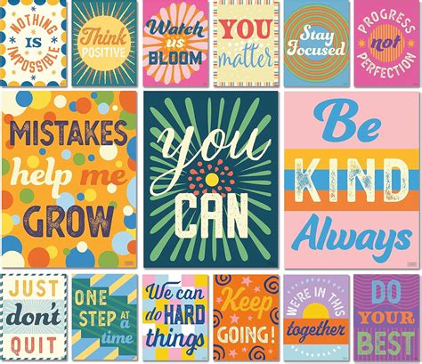 S&O Set of 15 Motivational Posters for Classroom - Classroom ...