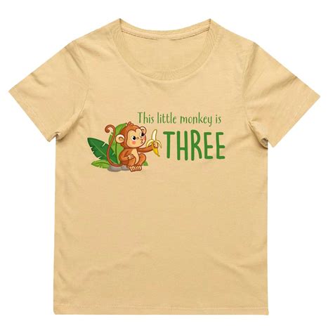 One Little Monkey | 3rd Birthday T-Shirts & Outfits Australia – Bespoke ...