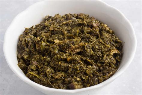 Congolese Cassava Leaf Soup – Pondu · eat well abi