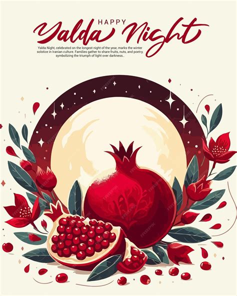 Happy Yalda Night longest night of the year Social media post banner template | Premium AI ...
