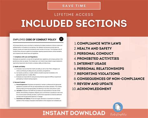 Image result for Employee Code of Conduct Examples