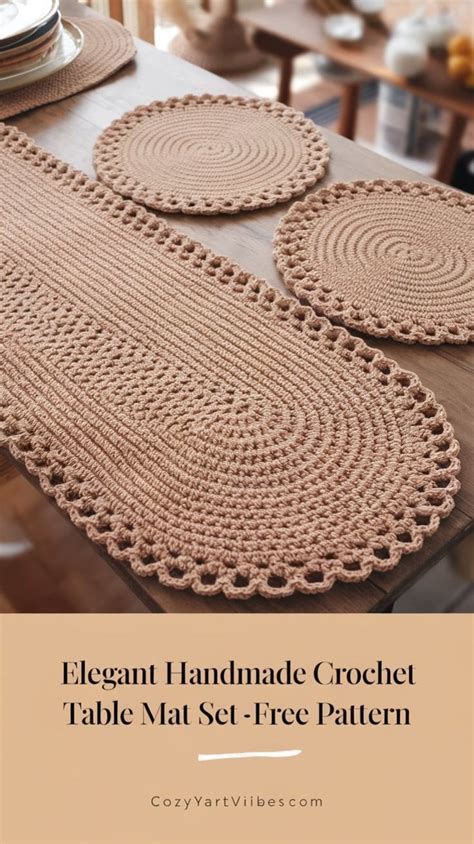 Image result for Crochet Cotton Table Runner Patterns