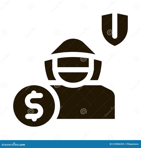 Anti-Diebstahl-Versicherung Symbol Vektor Symbol Stock Abbildung ...