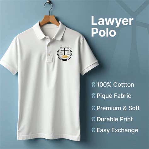 Advocate Logo Pocket- White Lawyer Polo T-shirt – GeekOTee