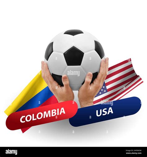Soccer football competition match, national teams colombia vs usa Stock ...