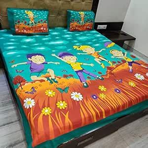 Shikari Trend 100% Super Soft Cotton Rajwada Jaipuri Double Bedsheet ...