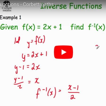 Inverse Functions Math Video 的图像结果