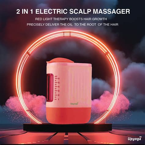 Upyoga Red Light Therapy Electric Scalp Massager & Hair Oil Applicator ...