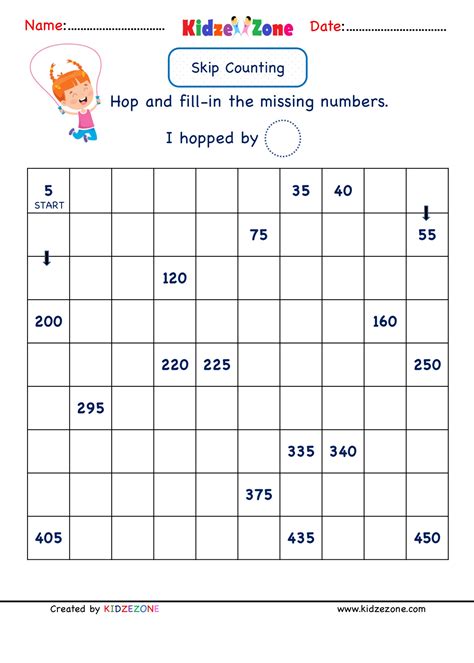 Free Skip Counting Worksheets - Worksheets Library