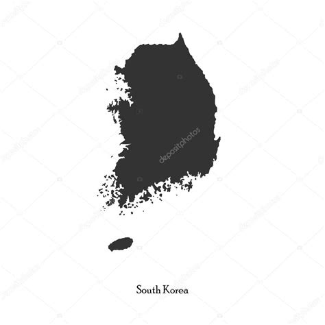 您的设计的韩国的黑色地图 — 图库矢量图像© endpz #67272461