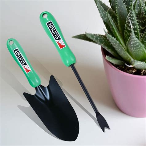 Kraft Seeds Sunya Tool Combo Pack of 2 Gardening Green Plastic Handle ...