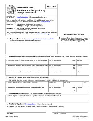 2023-2026 Form CA S&DC-S/N Fill Online, Printable, Fillable, Blank ...