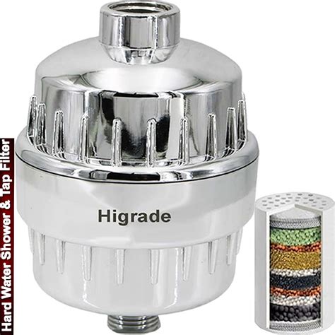 Higrade Shower Tap Filter Softener – SF300-15 PRO Home Bathroom Salt ...