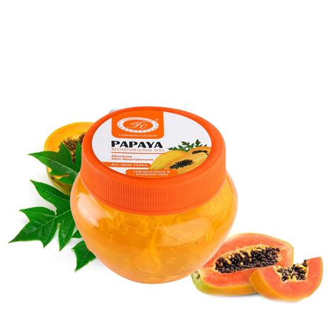 Fashion Colour Aloe Vera Papaya Gel for Face, Skin & Hair | With Papaya ...