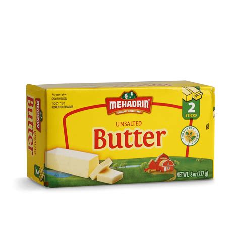 Butter Sticks, 2 pack / 8 Oz. - Mehadrin Dairy