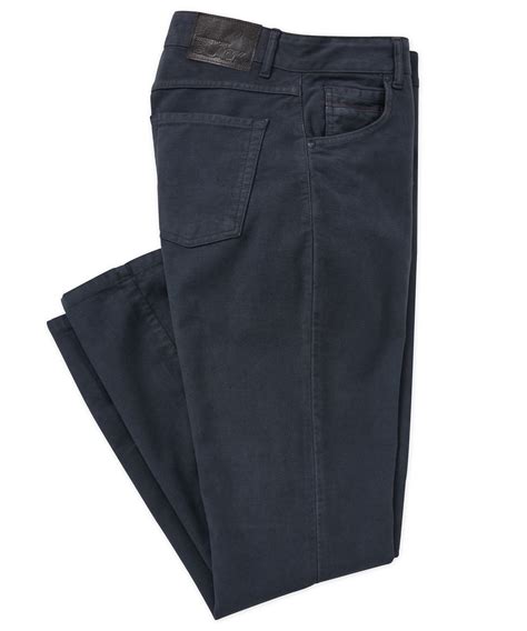 Men's Big & Tall Westport Black Moleskin Garment Dyed Pant - Westport ...