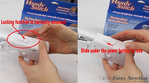 Image result for How to Use Handheld Sewing Machine