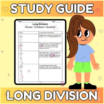 Image result for Division Study Guide