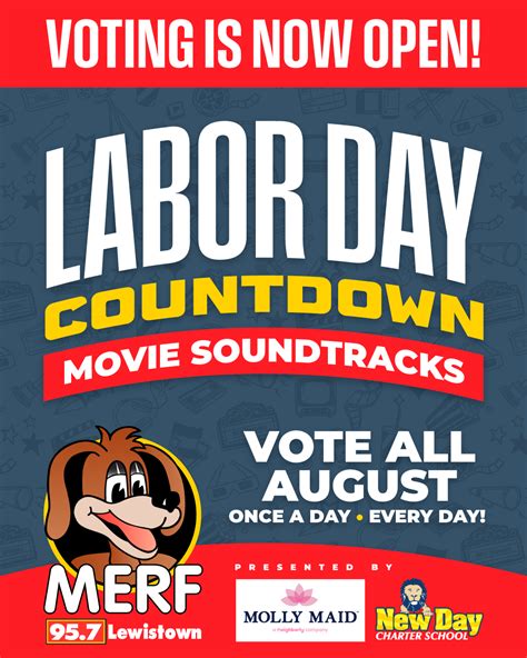 VOTE DAILY FOR THIS YEAR'S LABOR DAY COUNTDOWN | Merf