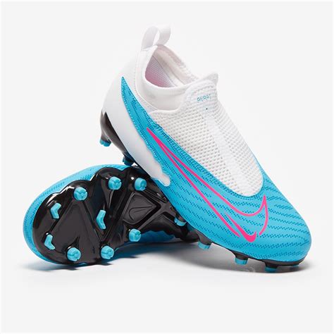 Nike Kids Phantom GX Academy DF FG/MG - Baltic Blue/Pink Blast/White ...