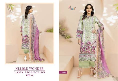 Shree Needle Wonder Lawn Collection Vol 4 Cotton Dupatta Salwar Suits