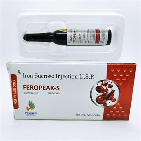 Feropeak S - Iron Sucrose Injection USP - Peakwin Healthcare