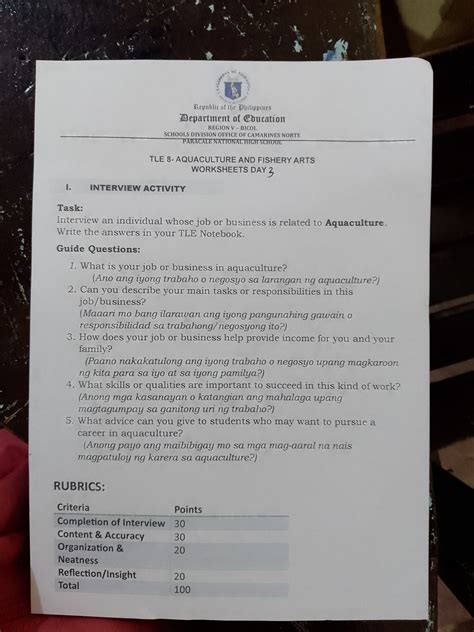 Interview Activity 的图像结果