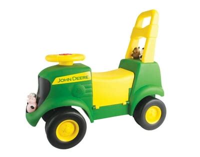 Buy John Deere Sit N Scoot Tractor, 3-in-1 Ride on Tractor with Farm ...