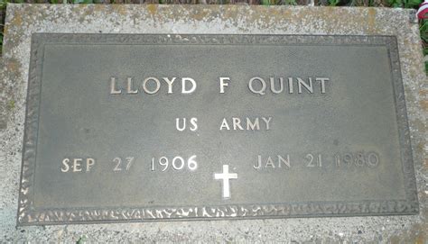 Lloyd Francis Quint (1906-1980) - Find a Grave Memorial