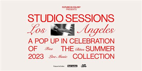 STUDIO SESSIONS: LOS ANGELES, FOOT LOCKER CRENSHAW, Los Angeles, 3 June ...