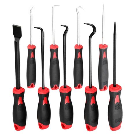 Buy Car Oil Seal Removal Tools, 9pcs Car O-ring Oil Seal Removal Puller ...