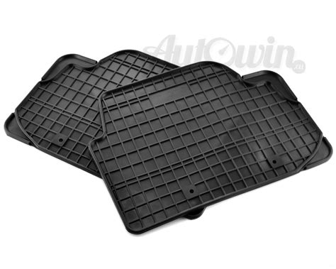 Rubber Black Floor Mats for Mercedes-Benz E-Class S211 W211 2002-2009 ...