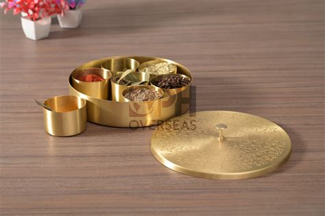 Brass Spice Box – Dph overseas