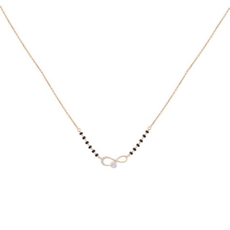 Buy Bejewelled Infinity Design Rose Gold Tanmaniya with Chain OTN23V26 ...