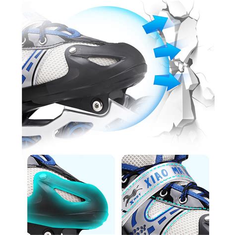 Children Roller Skates Shoes 4 Wheel Skating Shoes... – Grandado