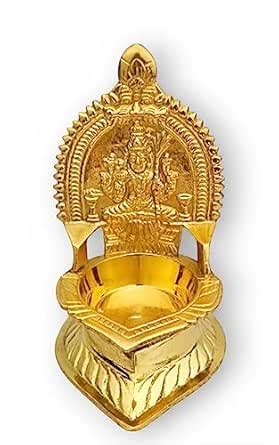 Buy Madhura eStores Traditional Brass KARUMBU KAMATCHI Vilaku/Kamakshi ...