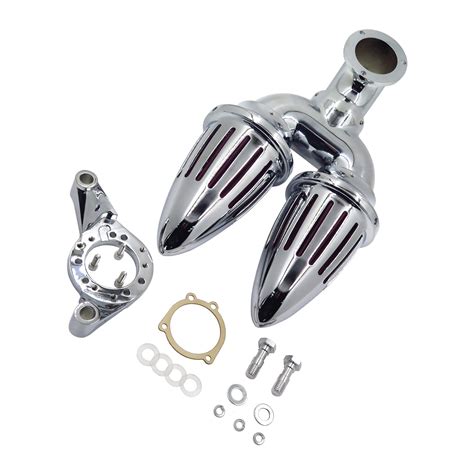Buy AfterMokit Twin Bullet Air Cleaner Filter for Heritage Softail ...