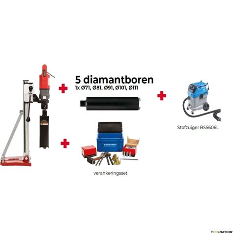Senco PRID1607O Dry Drilling Package Complete-ID2200 drill + 5 x dry ...