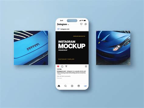 Instagram Mockup Psd Instagram Phone And Tablet Mockup | 19 Pre Made