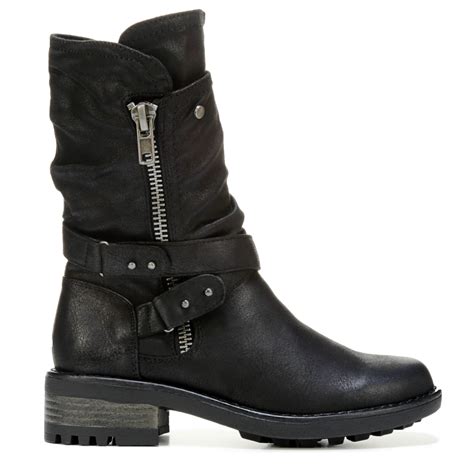 Carlos By Carlos Santana Synthetic Sawyer Moto Boots in Black - Save 60 ...