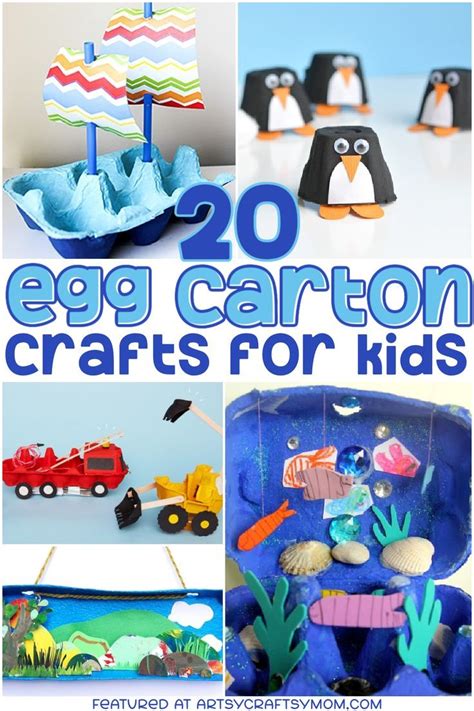 Egg Carton Crafts 的图像结果