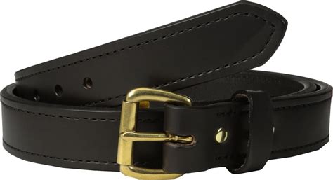 Buy Filson Men's 1 1/4" Double Belt Brown w/Brass Belt 44 at Amazon.in