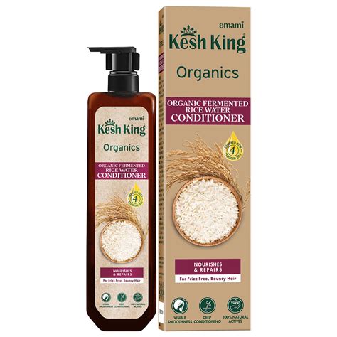 Buy Kesh King Organics Anti Frizz Conditioner with Organic Fermented ...