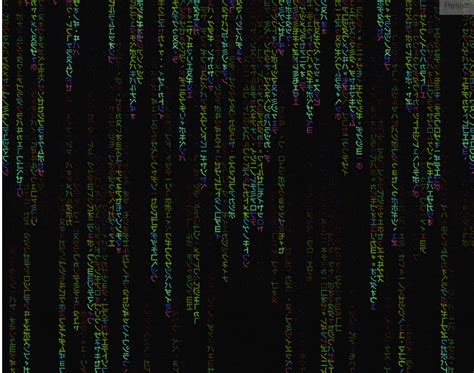 Image result for Matrix Code Rain Rainbow