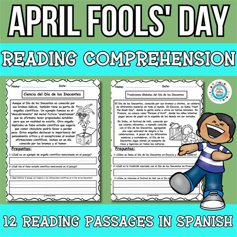 April Fools' Day Reading Comprehension Passages and Questions In ...
