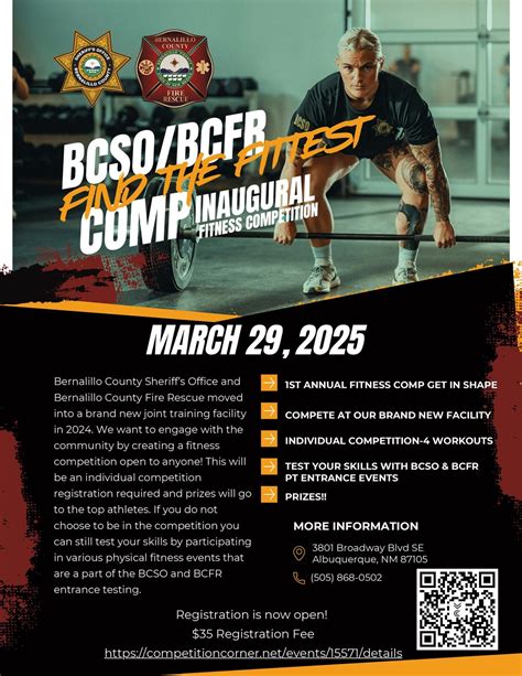 BCSO/BCFR Find the Fittest Competition, 3801 Broadway Blvd SE ...