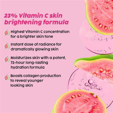 Buy Plix 23% Vitamin C Guava Face Serum With Hyaluronic Acid ...