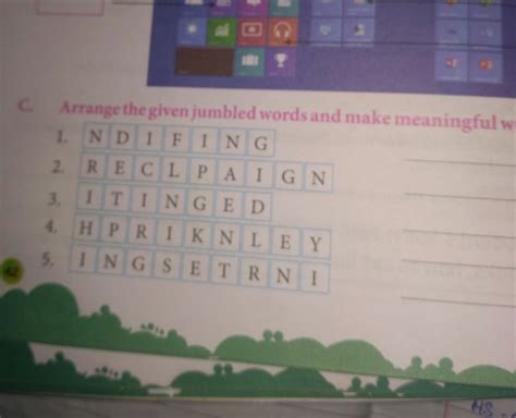 jumbled words solution : I T I N G E D - Brainly.in
