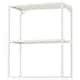 ENHET wall fr w shelves, white, 60x30x75 cm (235/8x113/4x291/2") - IKEA